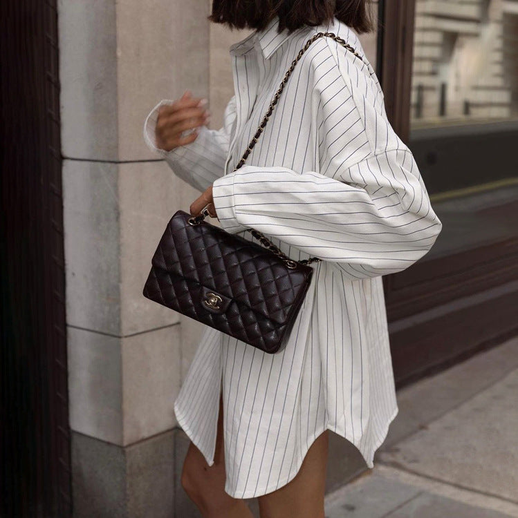 Chemise ample LENA décontractée à manches longues