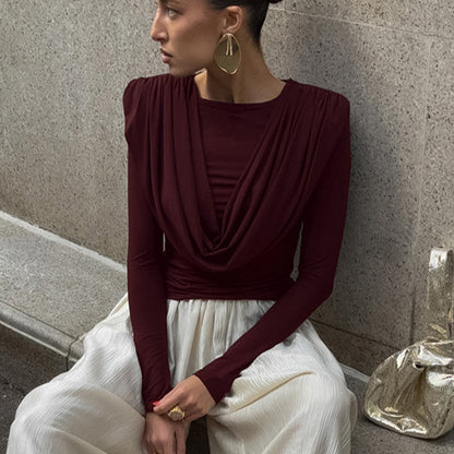 Top JENNA à manches longues