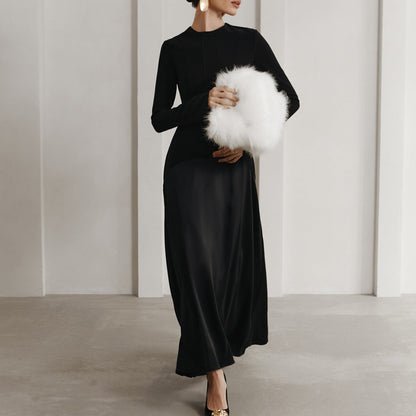 Robe APRIL élégante à manches longues