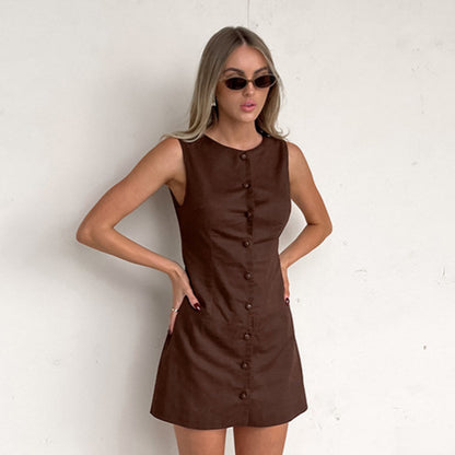 Robe trapèze LYNA sans manches