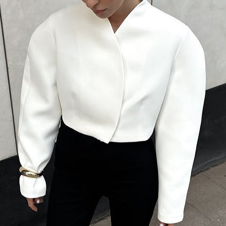 Manteau court ALYSSA ample à manches longues