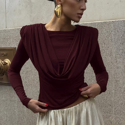 Top JENNA à manches longues