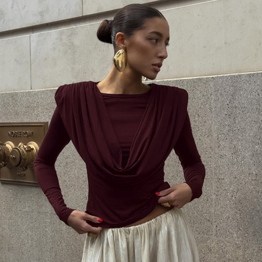 Top JENNA à manches longues