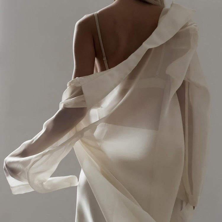 Chemise JEANNE- Transparence subtile